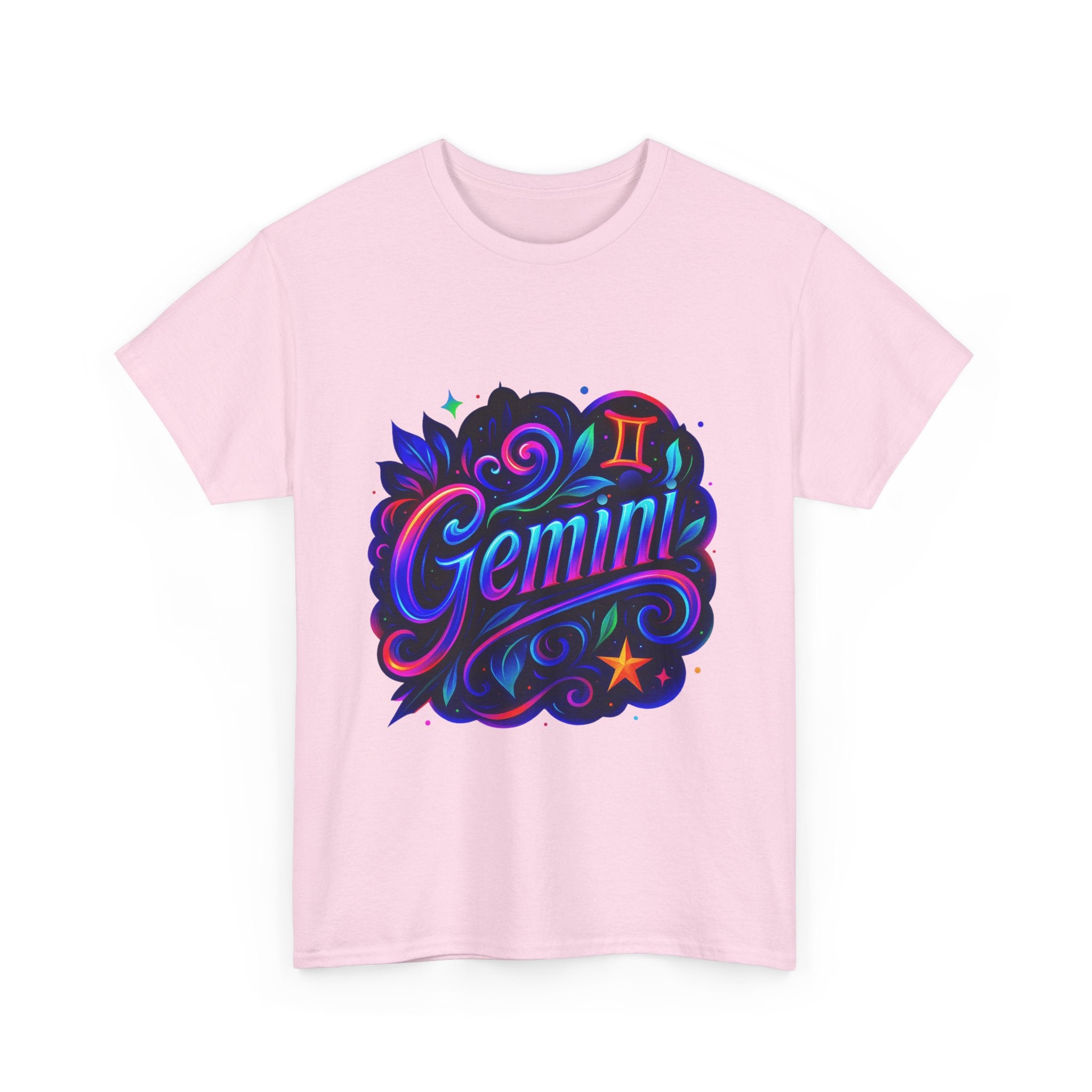 Neon Gemini Zodiac Tee