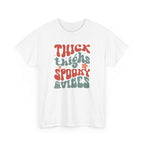 Thick Thighs Spooky Vibes Halloween Tee