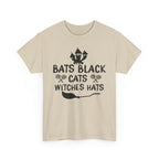 Bats Black Cats Witch Hats Tee