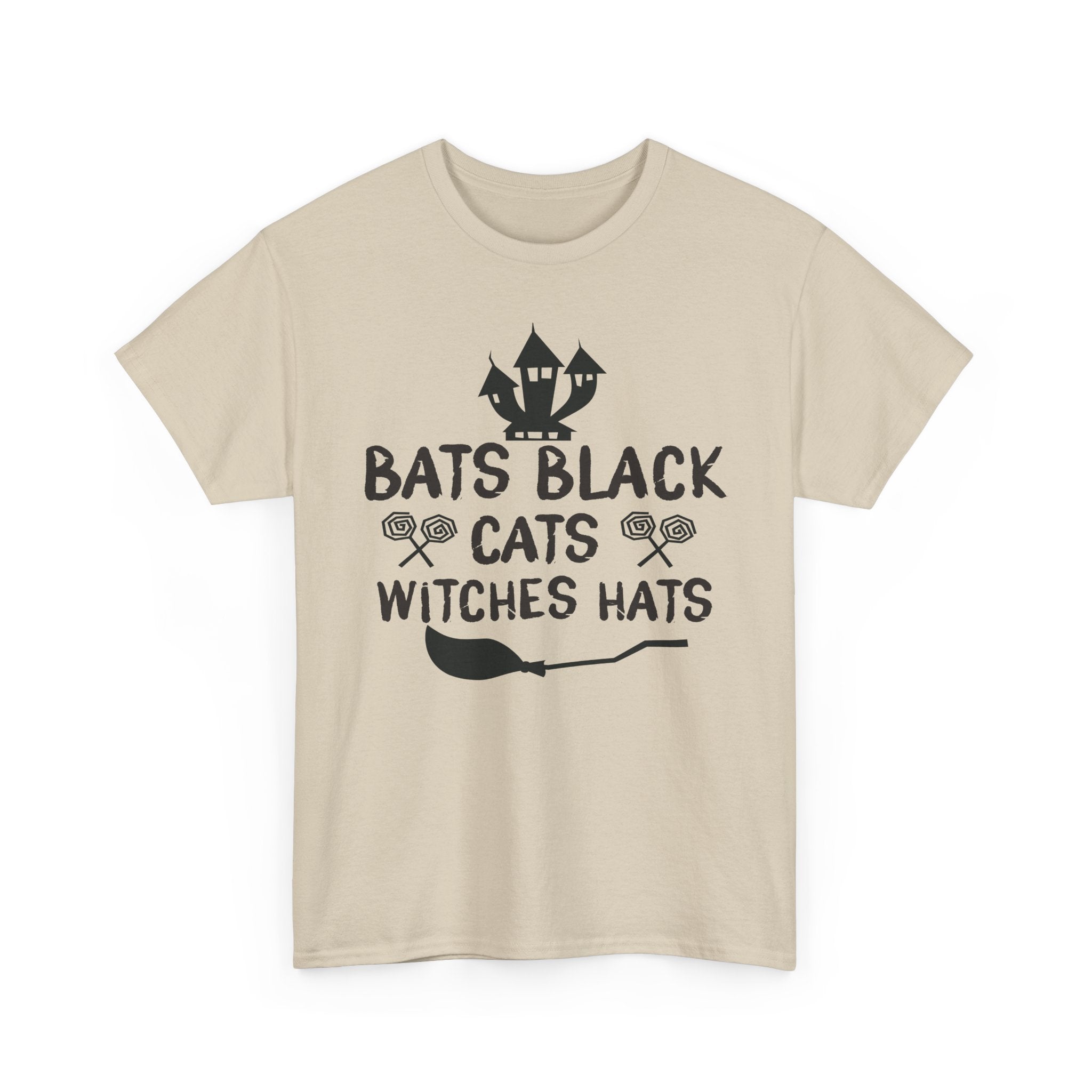 Bats Black Cats Witch Hats Tee