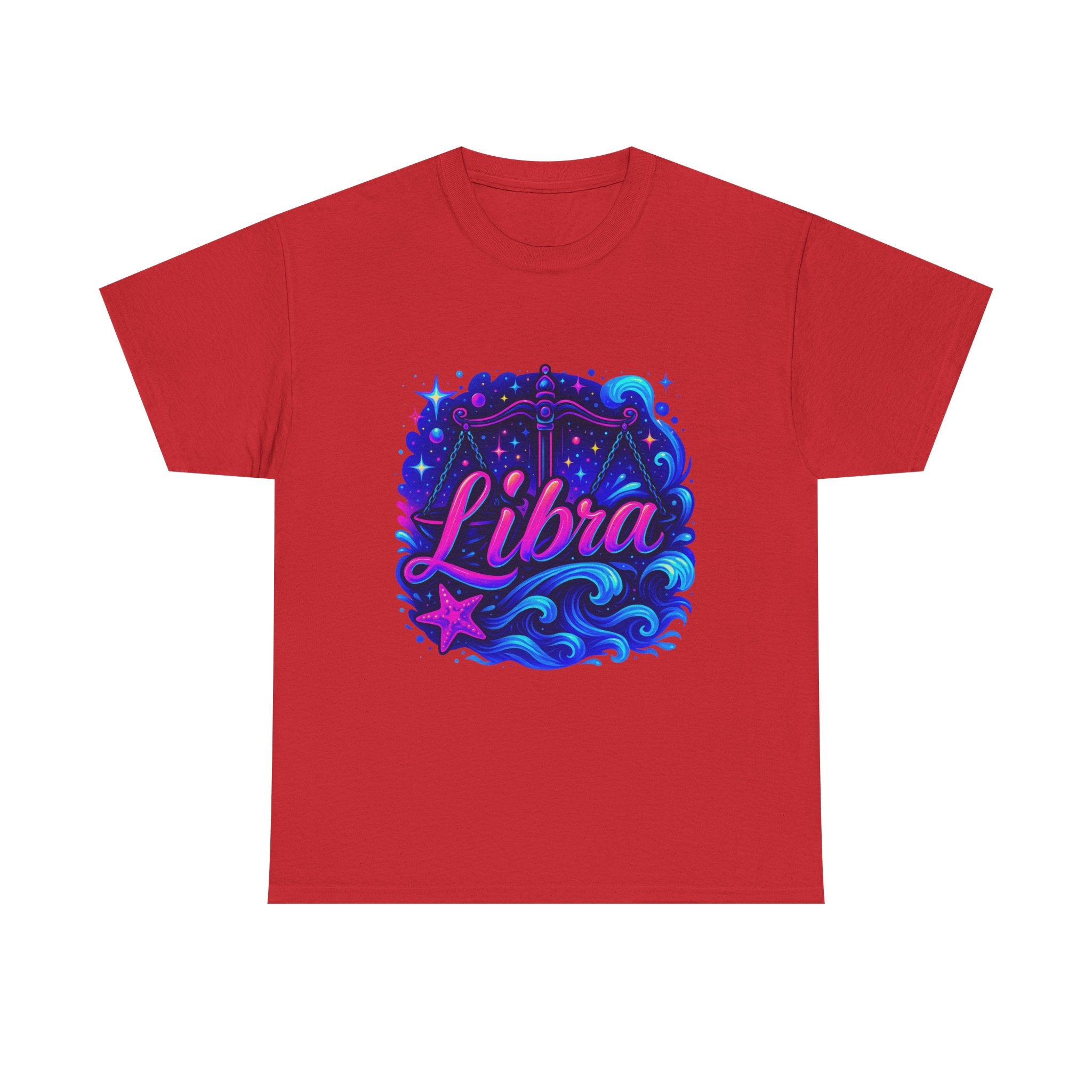 Neon Libra Zodiac Tee