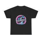 Neon Aquarius Zodiac Tee