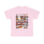 Funny Ghost Book Lovers Halloween Library Spooky Season Long Sleeve T-Shirt
