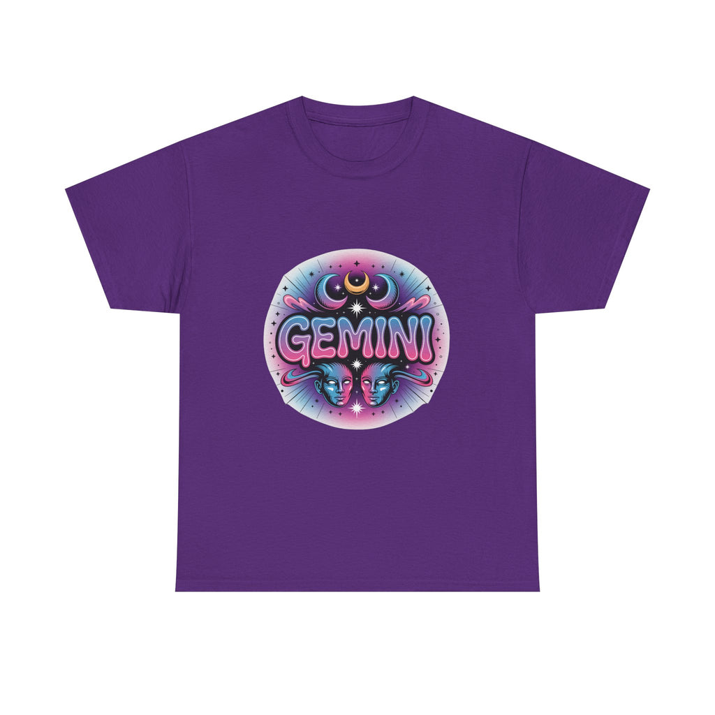 Neon Gemini Zodiac Tee