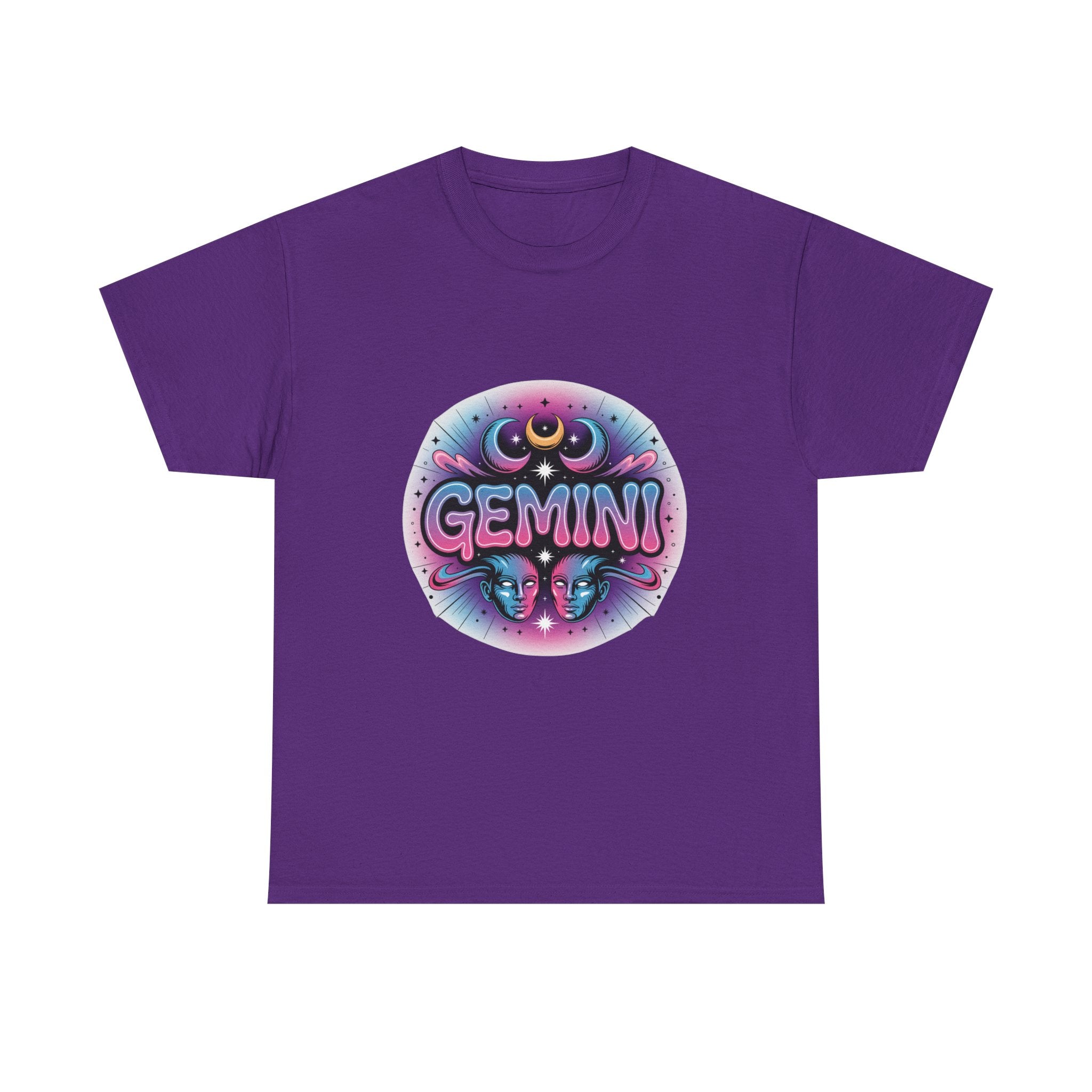 Neon Gemini Zodiac Tee