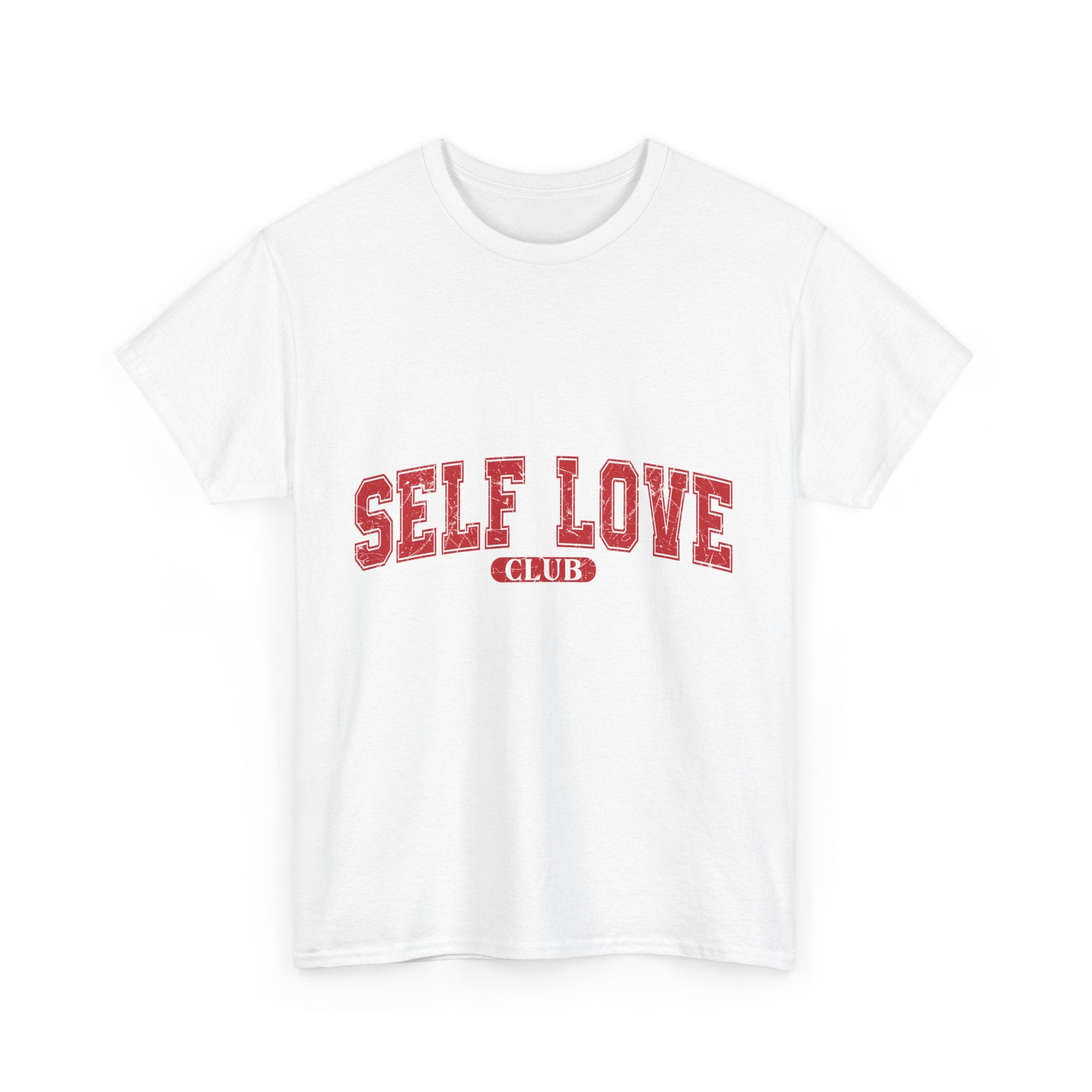 Self Love Club Graphic Unisex Tee, Positive Affirmation Shirt, Self Care Gift, Inspirational T-Shirt, Empowerment Tee, Mental Health