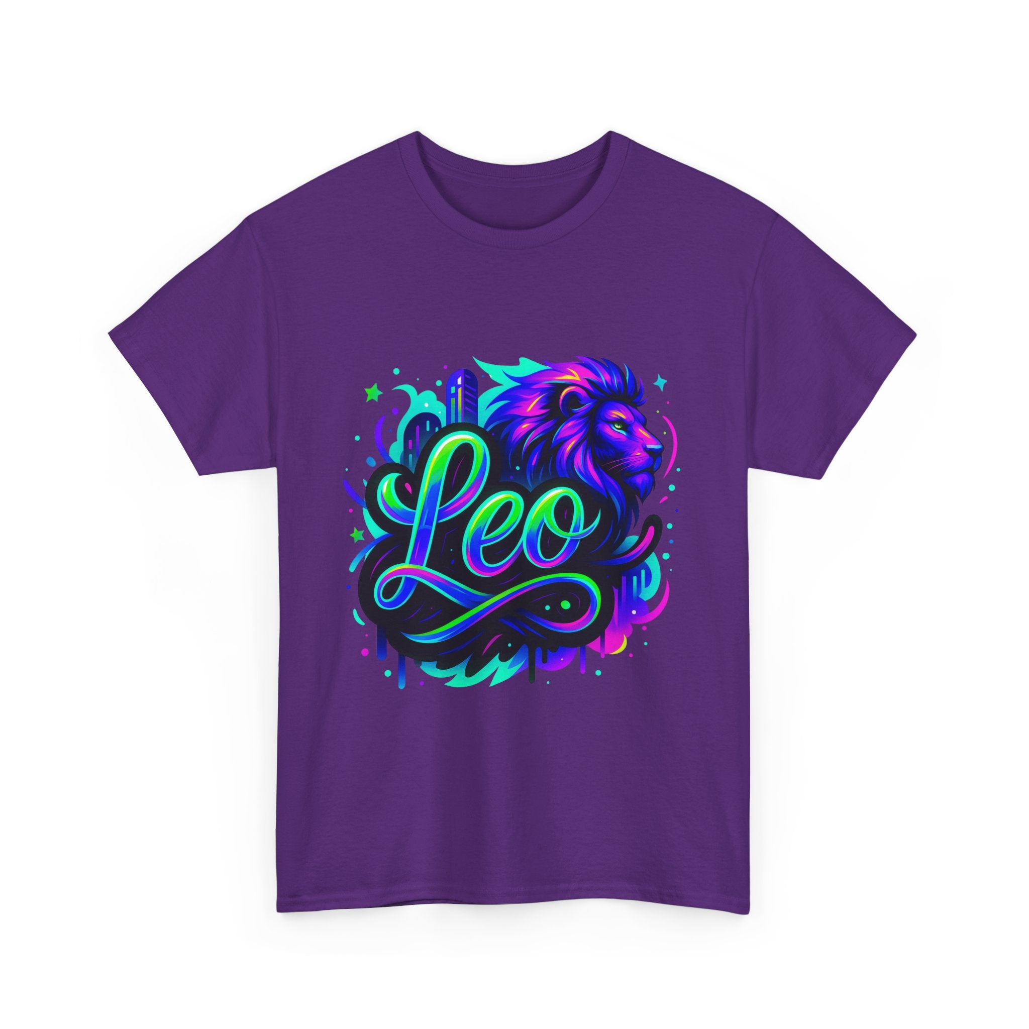 Neon Leo Zodiac Tee