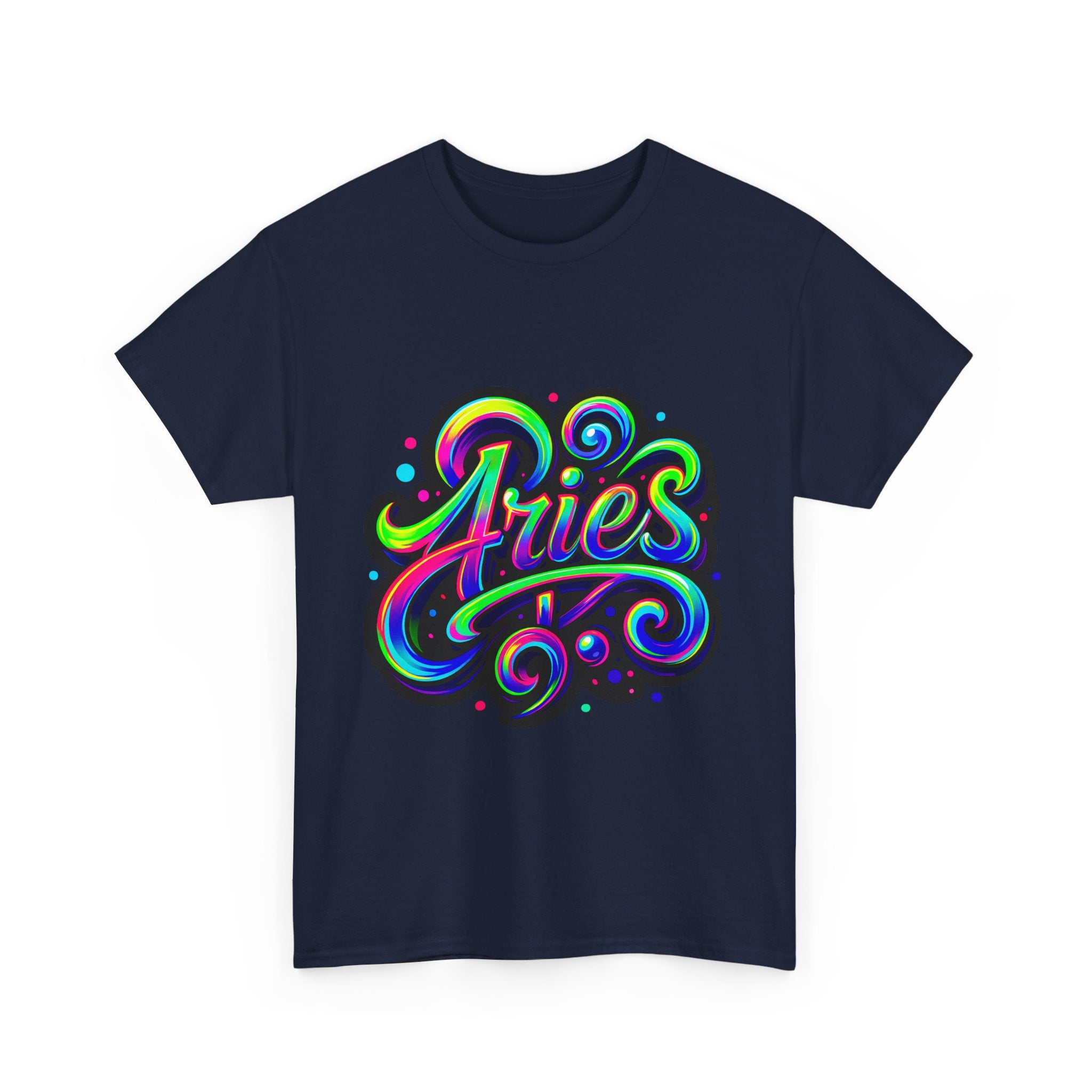 Neon Aries Zodiac Tee
