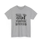 Black Cat Pumpkin Patch Halloween T-Shirt
