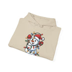 Christmas Lights Snowman Hoodie