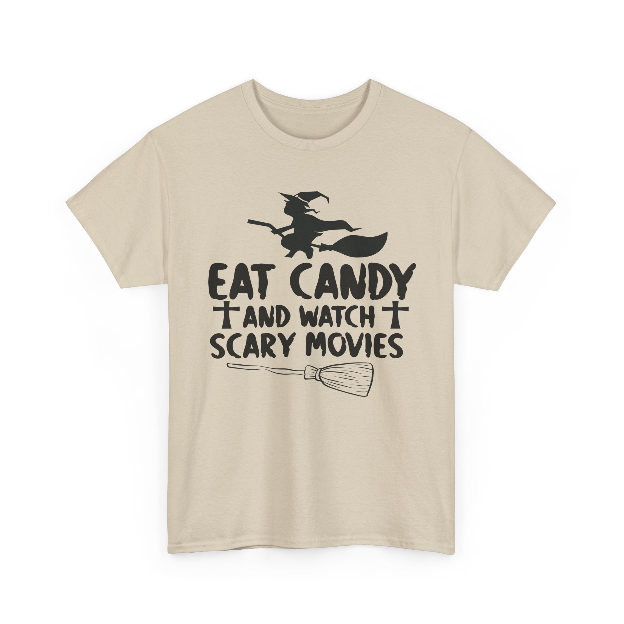 Eat Candy And Watch Scary Movies Halloween T-Shirt