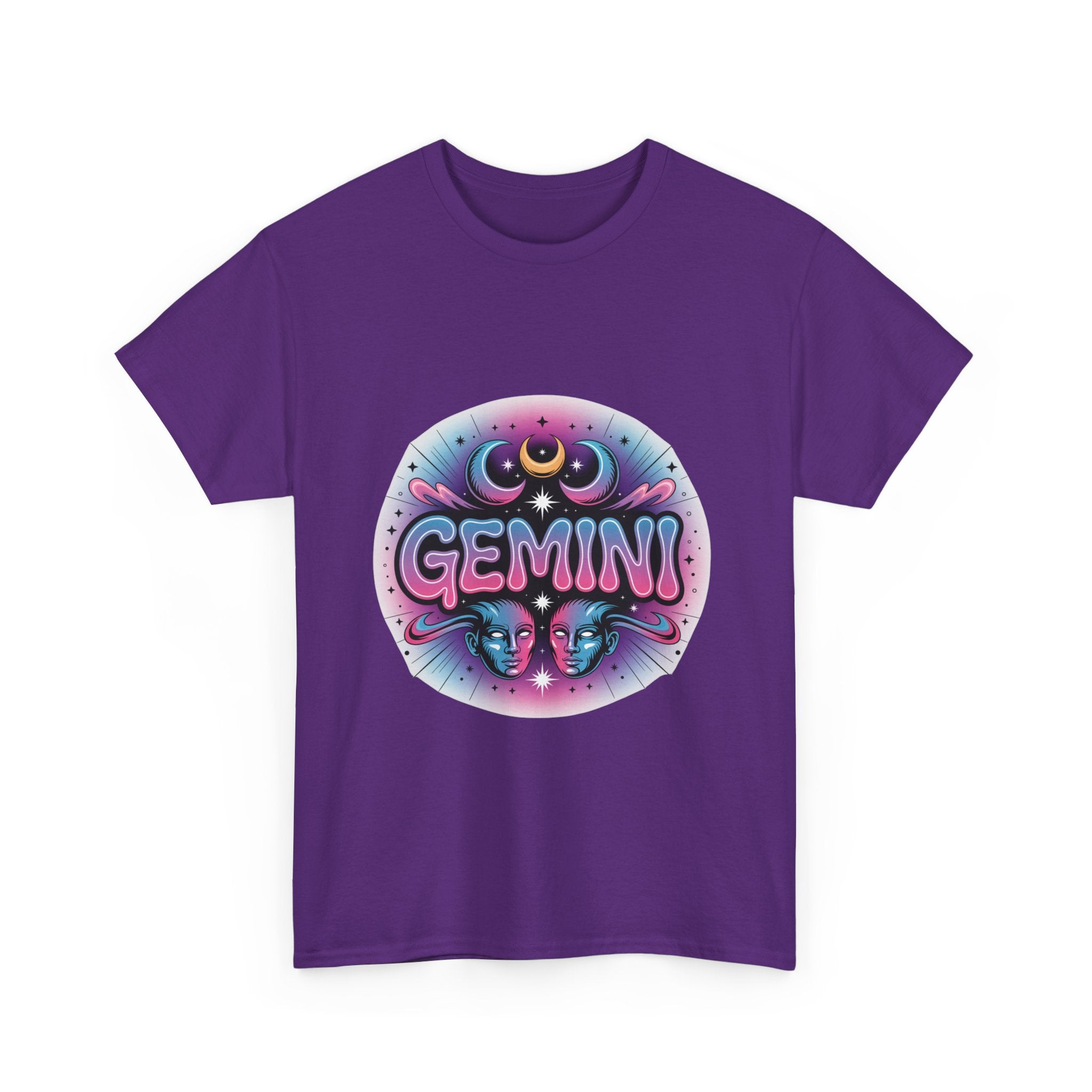 Neon Gemini Zodiac Tee