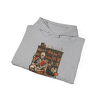 Skeleton Library Halloween Book Reading Books Lover Teacher Hoodie