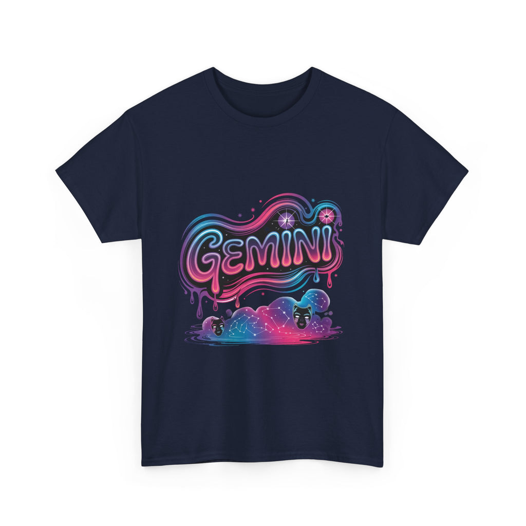 Neon Gemini Zodiac Tee