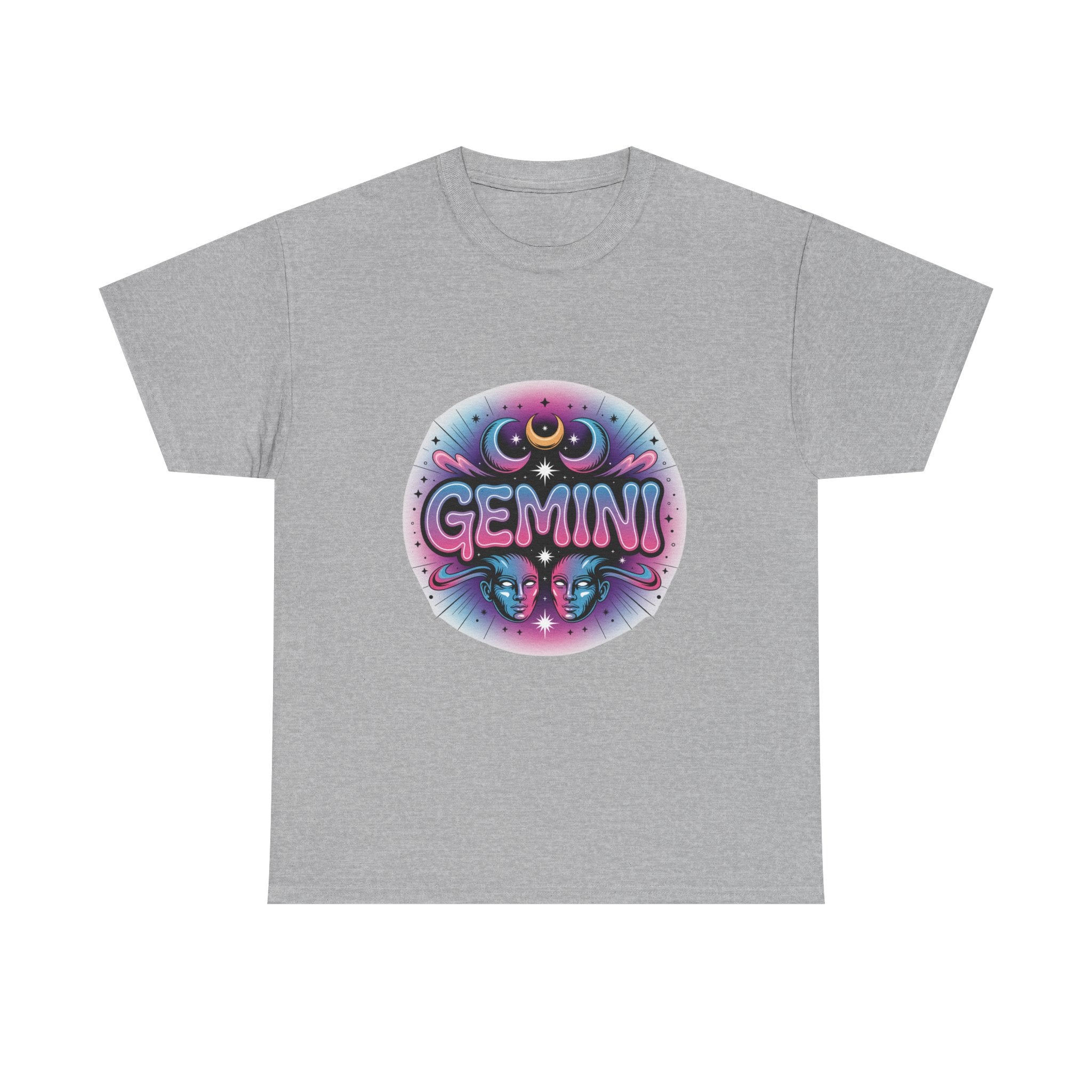 Neon Gemini Zodiac Tee