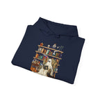 Ghost Reading Halloween Book Lover Hoodie