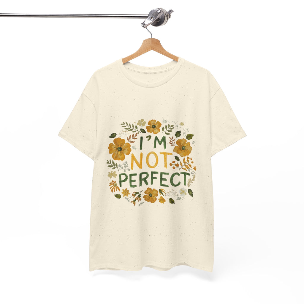 I Am Not Perfect Floral Tee