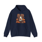 Cute Ghost Reading Book Nerd Halloween Hoodie