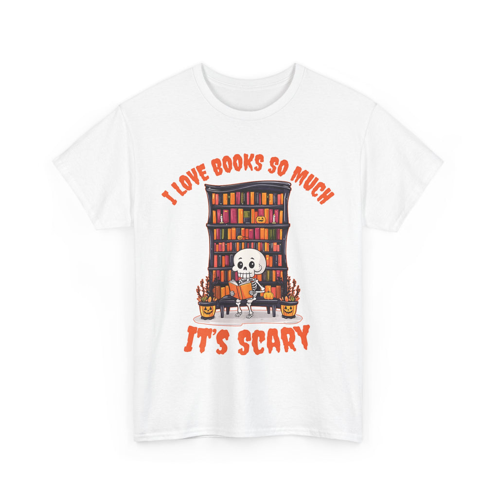 Funny Halloween Skeleton Book Lover Reading Adults Kids Book Premium T-Shirt