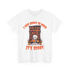 Funny Halloween Skeleton Book Lover Reading Adults Kids Book Premium T-Shirt