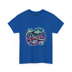 Neon Pisces Zodiac Tee