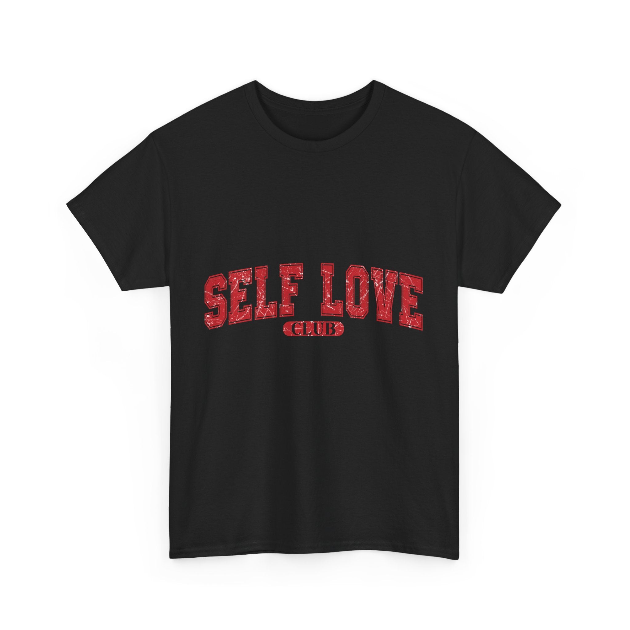 Self Love Club Graphic Unisex Tee, Positive Affirmation Shirt, Self Care Gift, Inspirational T-Shirt, Empowerment Tee, Mental Health