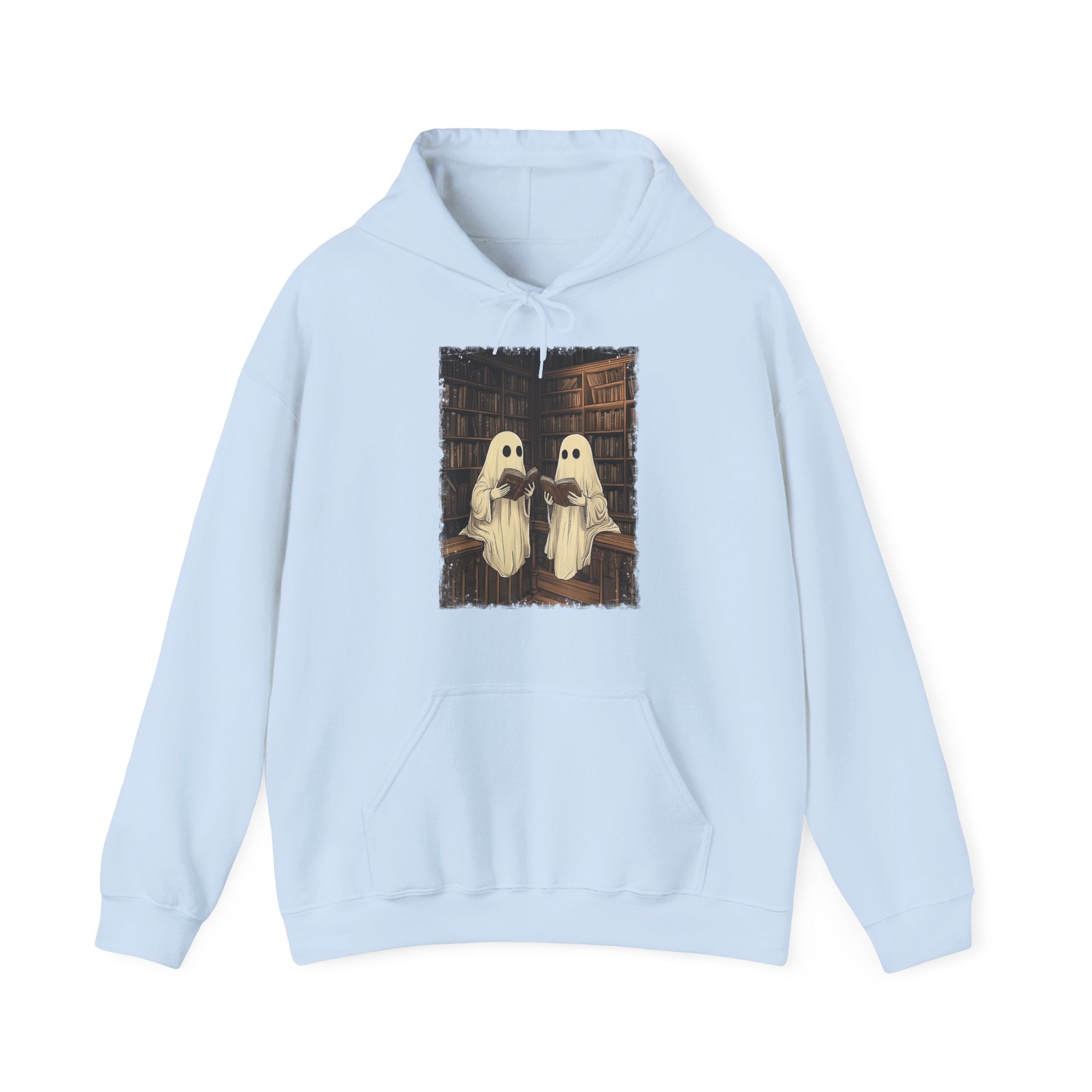 Halloween Ghost Book Reading Hoodie