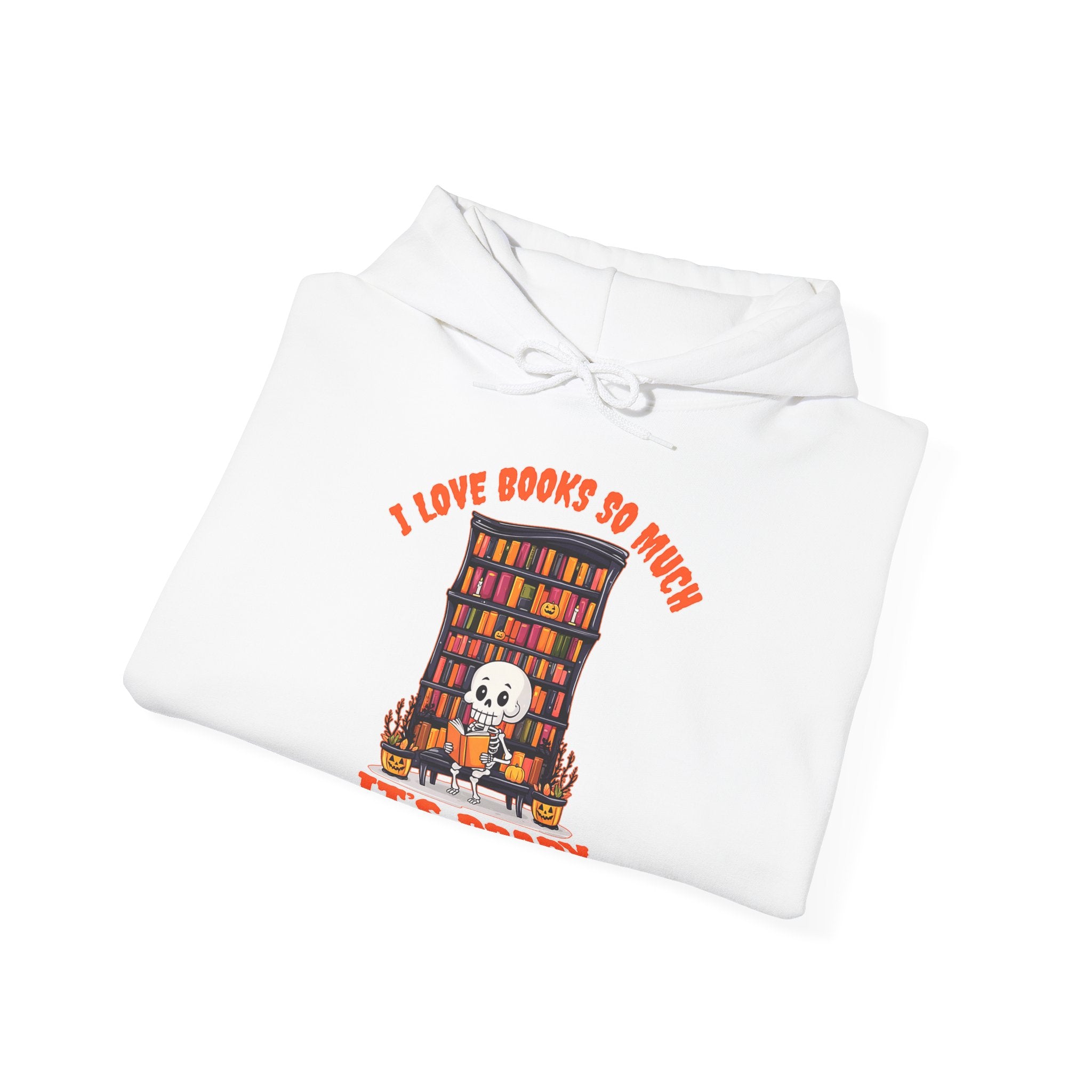Skeleton Book Lover Halloween Hoodie