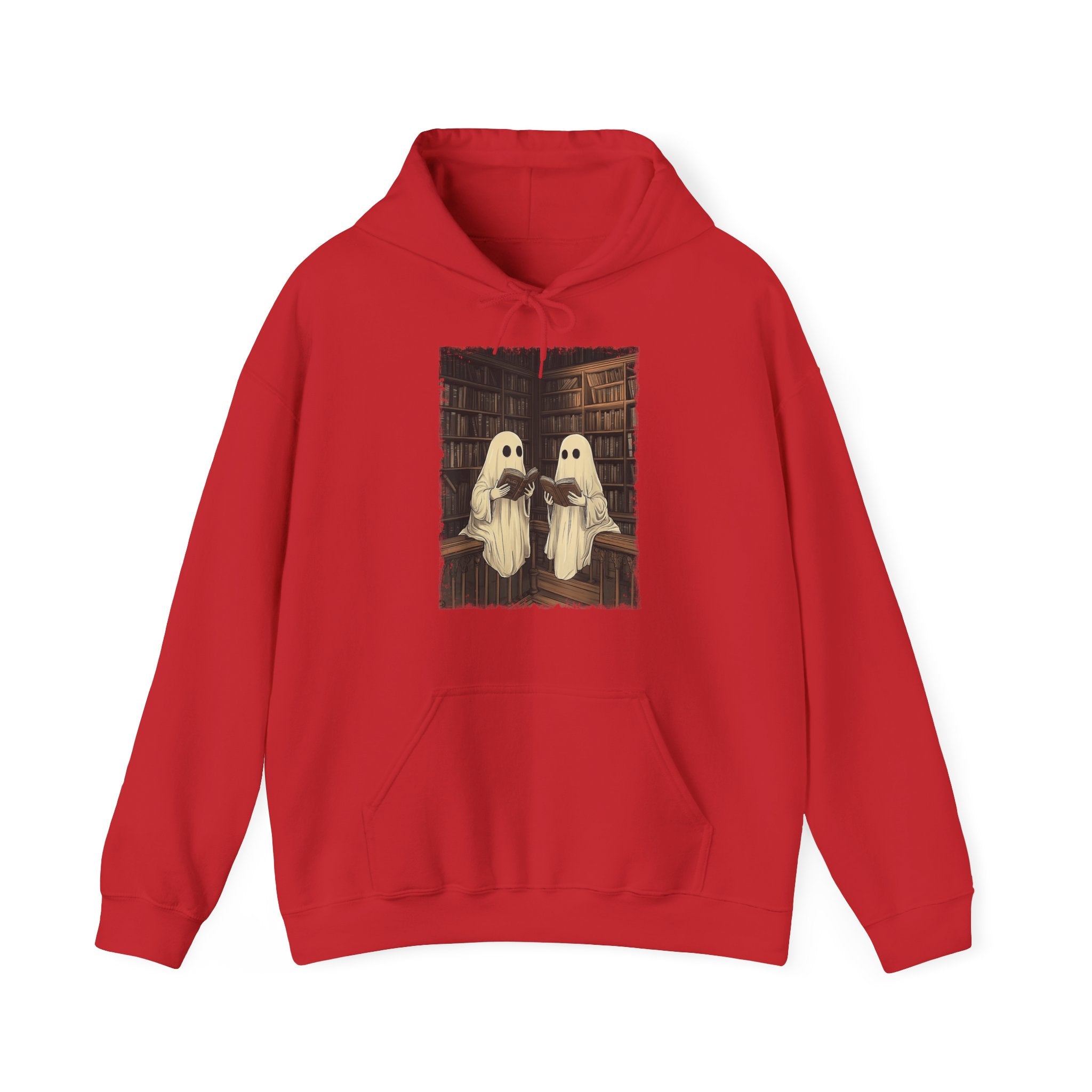 Halloween Ghost Book Reading Hoodie