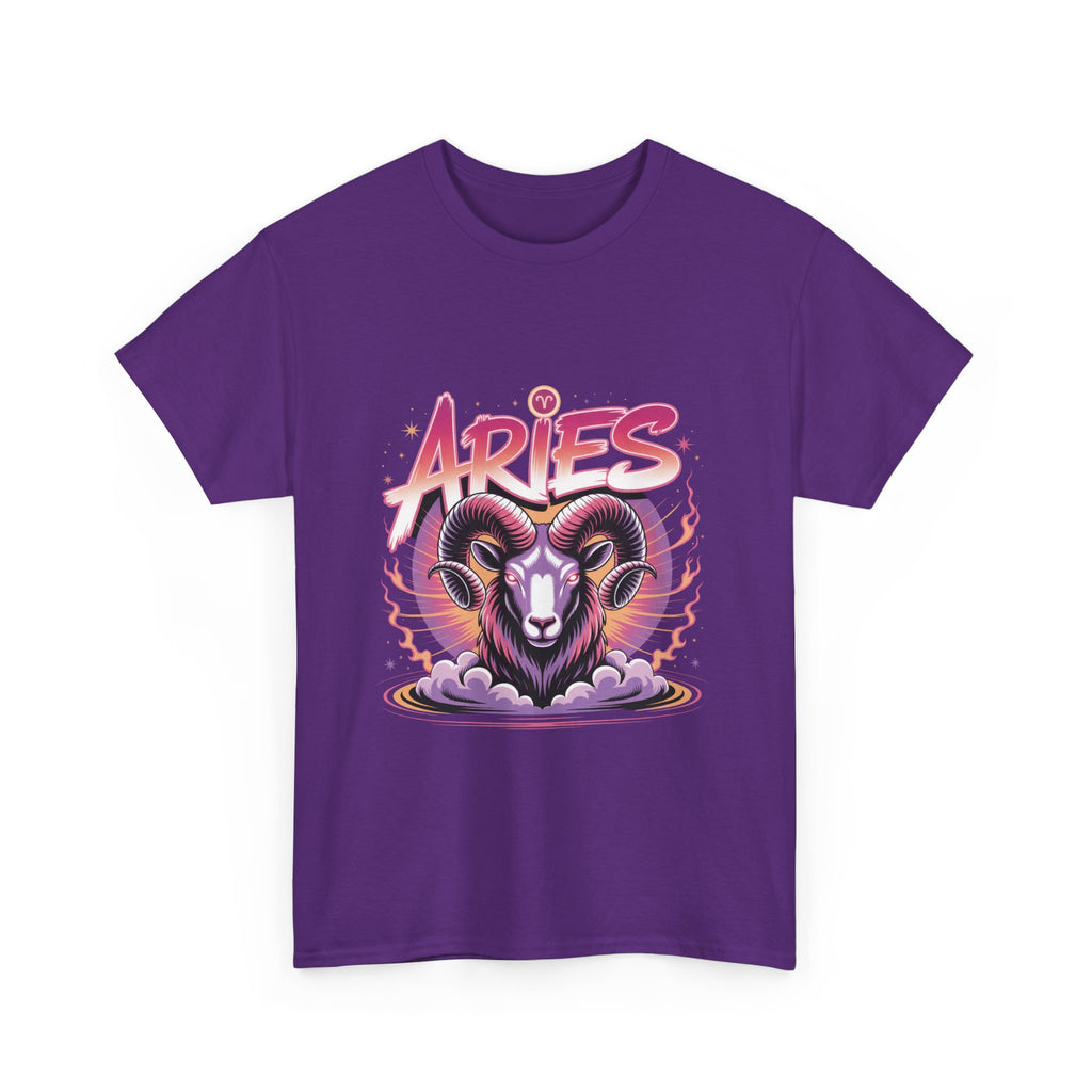 Neon Aries Zodiac Tee
