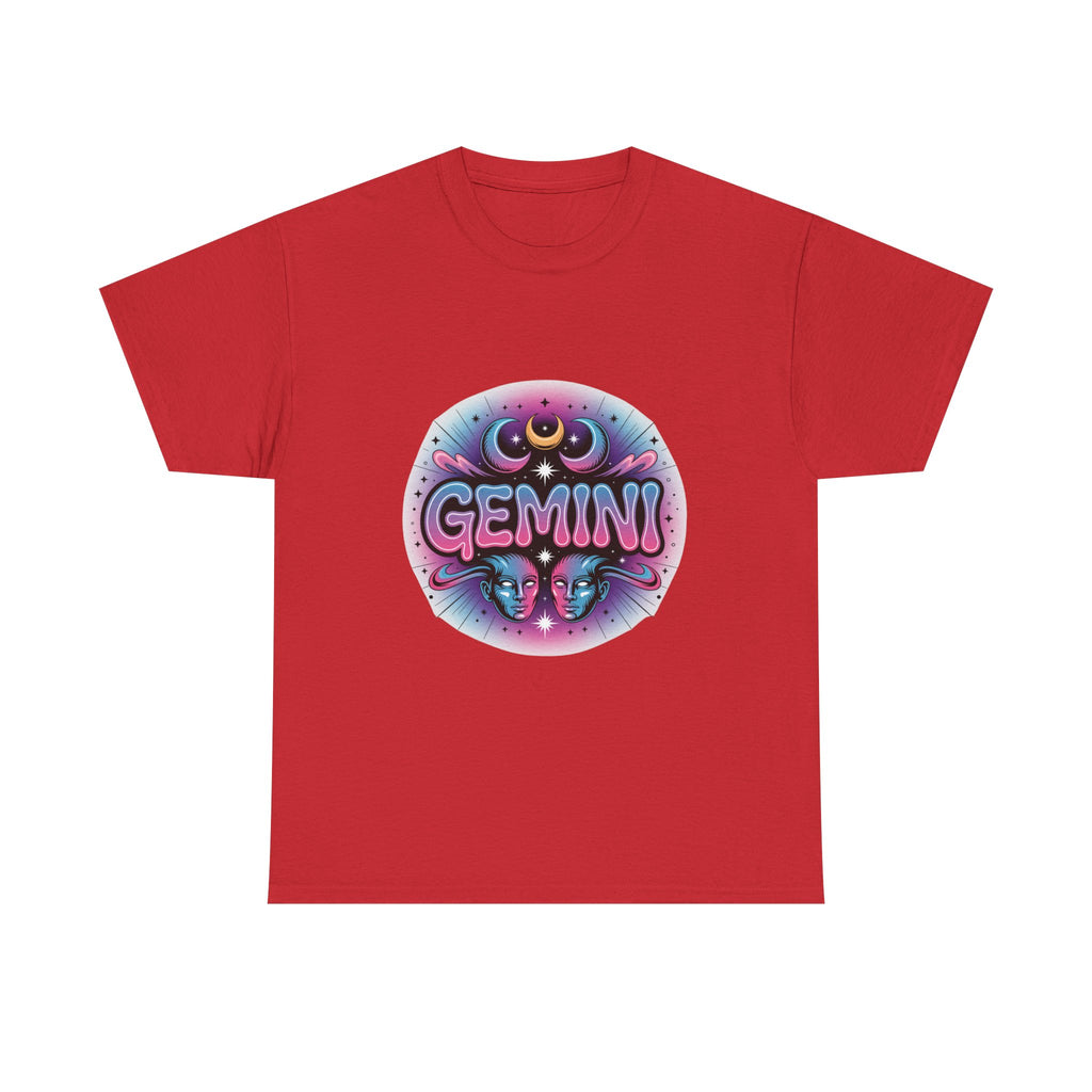 Neon Gemini Zodiac Tee