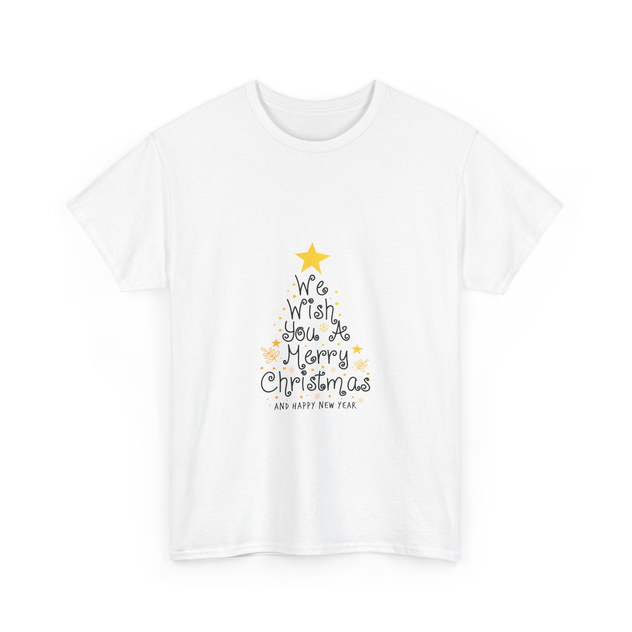 We Wish You A Merry Christmas & Happy New Year Graphic Tee