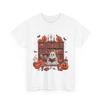 Ghost Book Reader, Reading Book lover Halloween T-Shirt