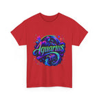 Neon Aquarius Zodiac Tee