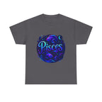 Neon Pisces Zodiac Tee