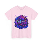Neon Pisces Zodiac Tee