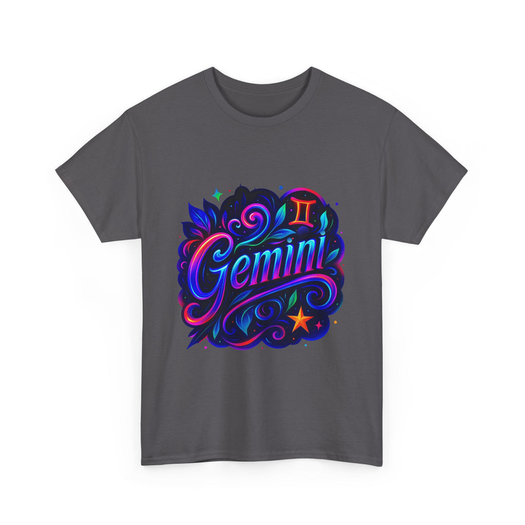Neon Gemini Zodiac Tee