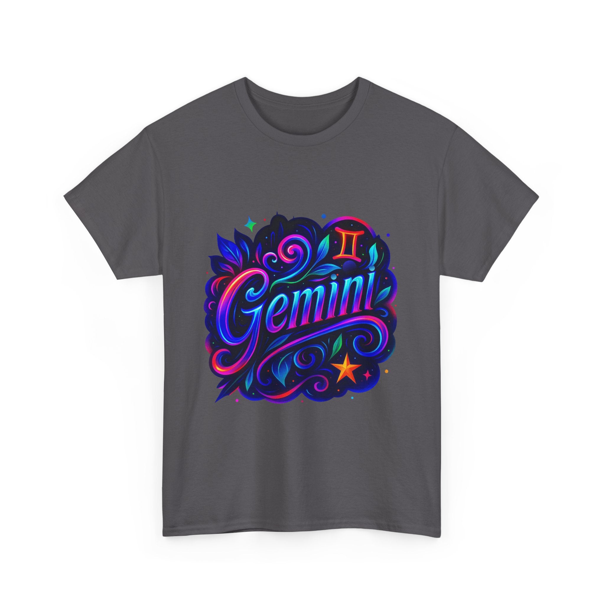 Neon Gemini Zodiac Tee