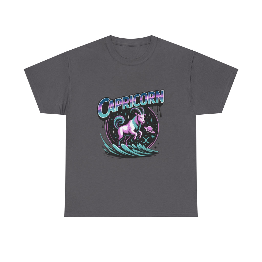 Neon Capricorn Zodiac Tee