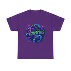 Neon Aquarius Zodiac Tee