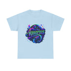 Neon Aquarius Zodiac Tee