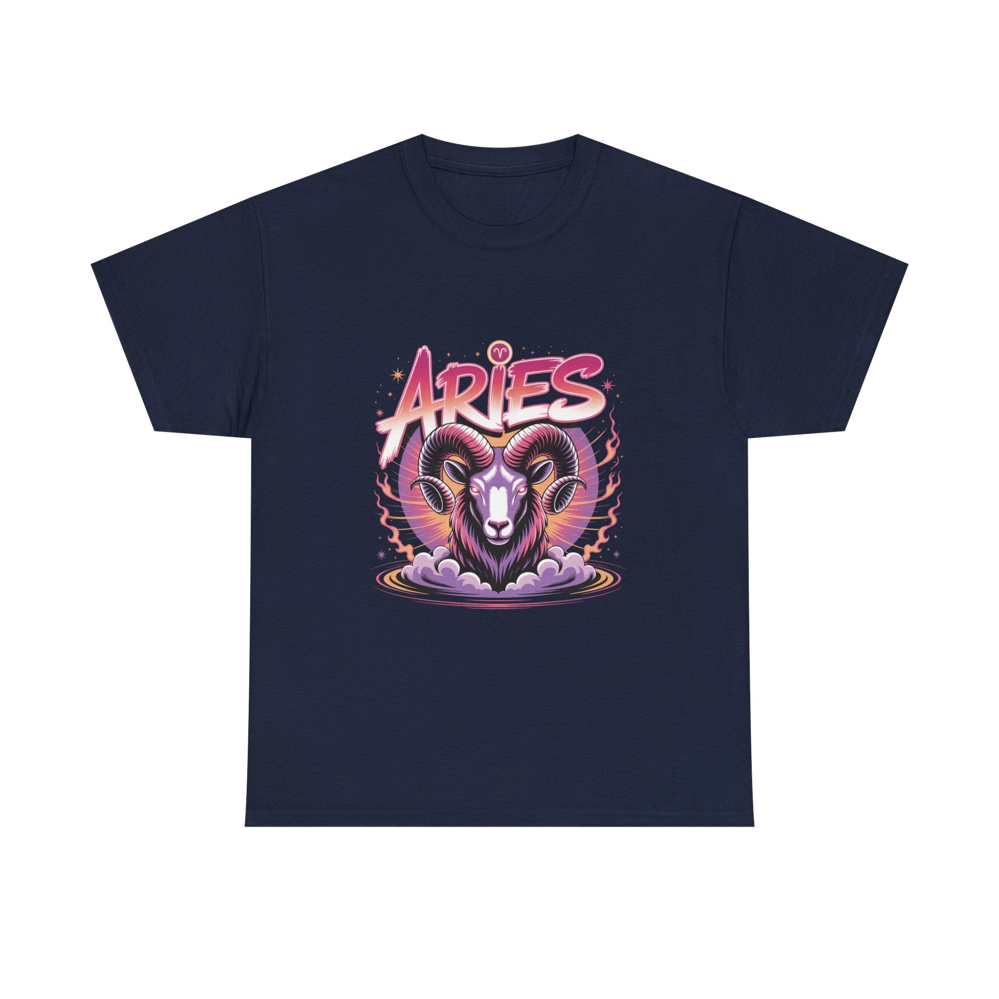 Neon Aries Zodiac Tee