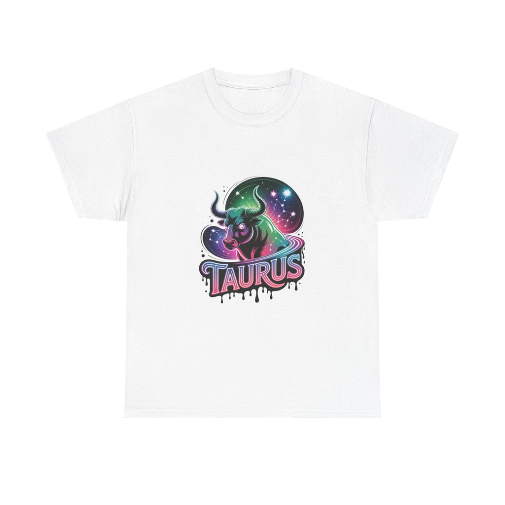 Neon Taurus Zodiac Tee