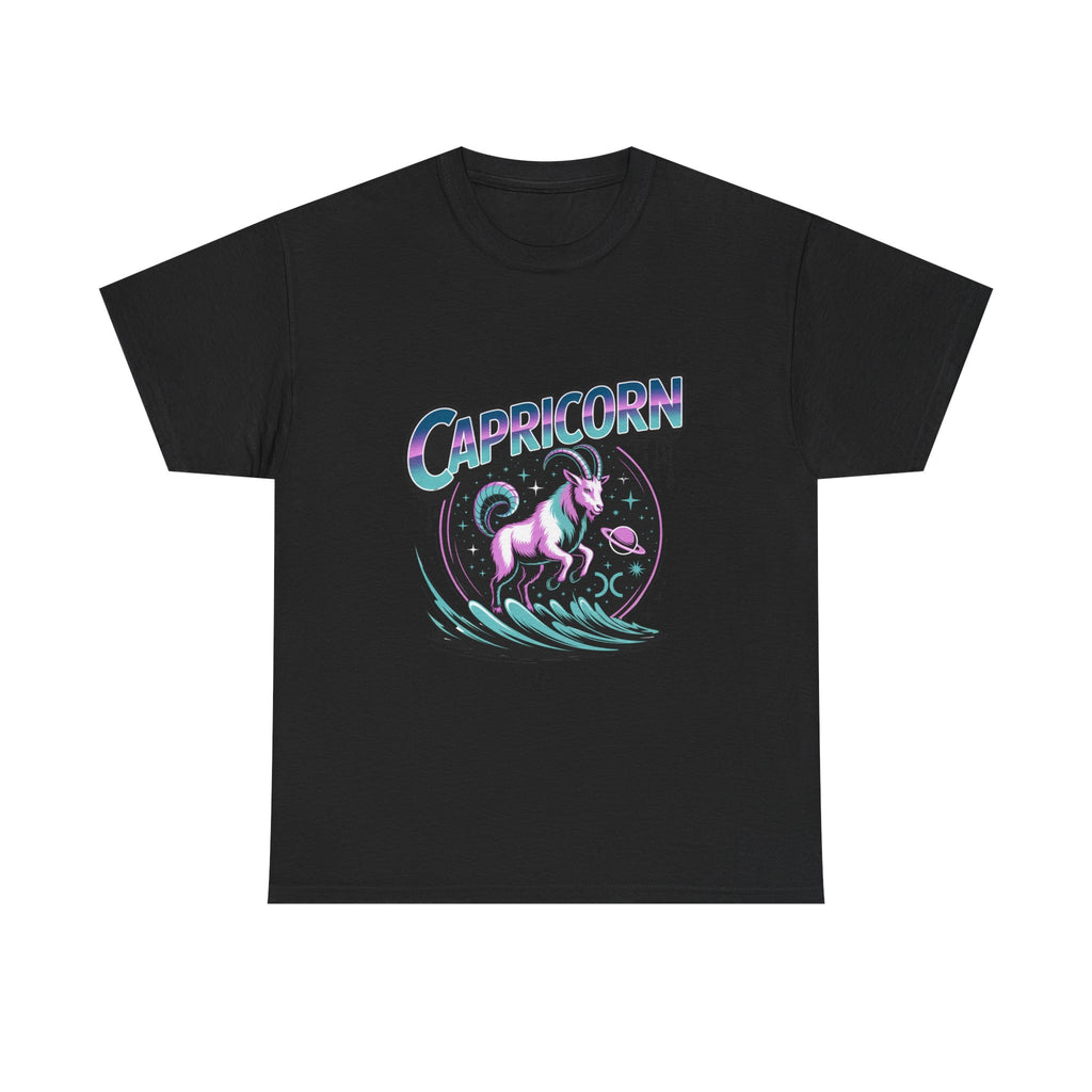 Neon Capricorn Zodiac Tee