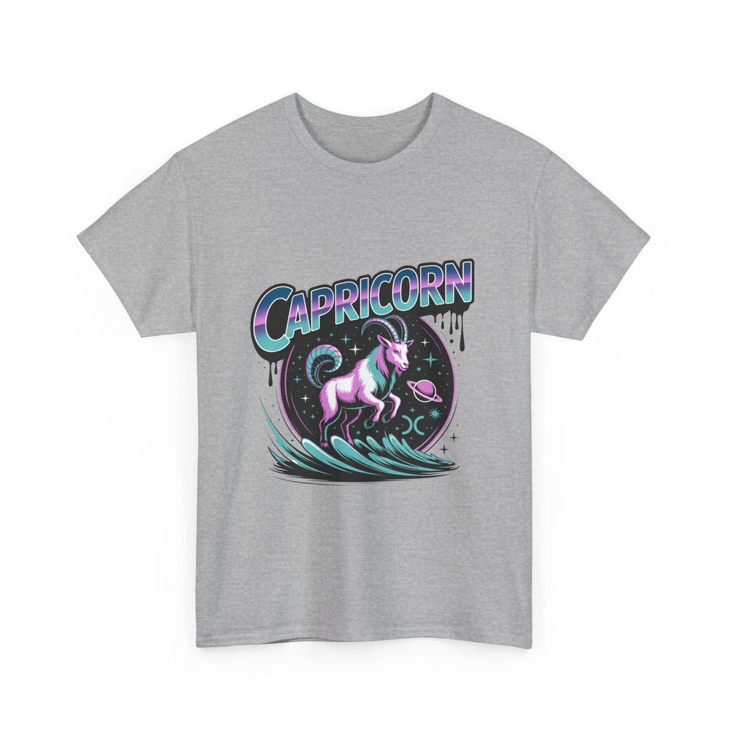 Neon Capricorn Zodiac Tee