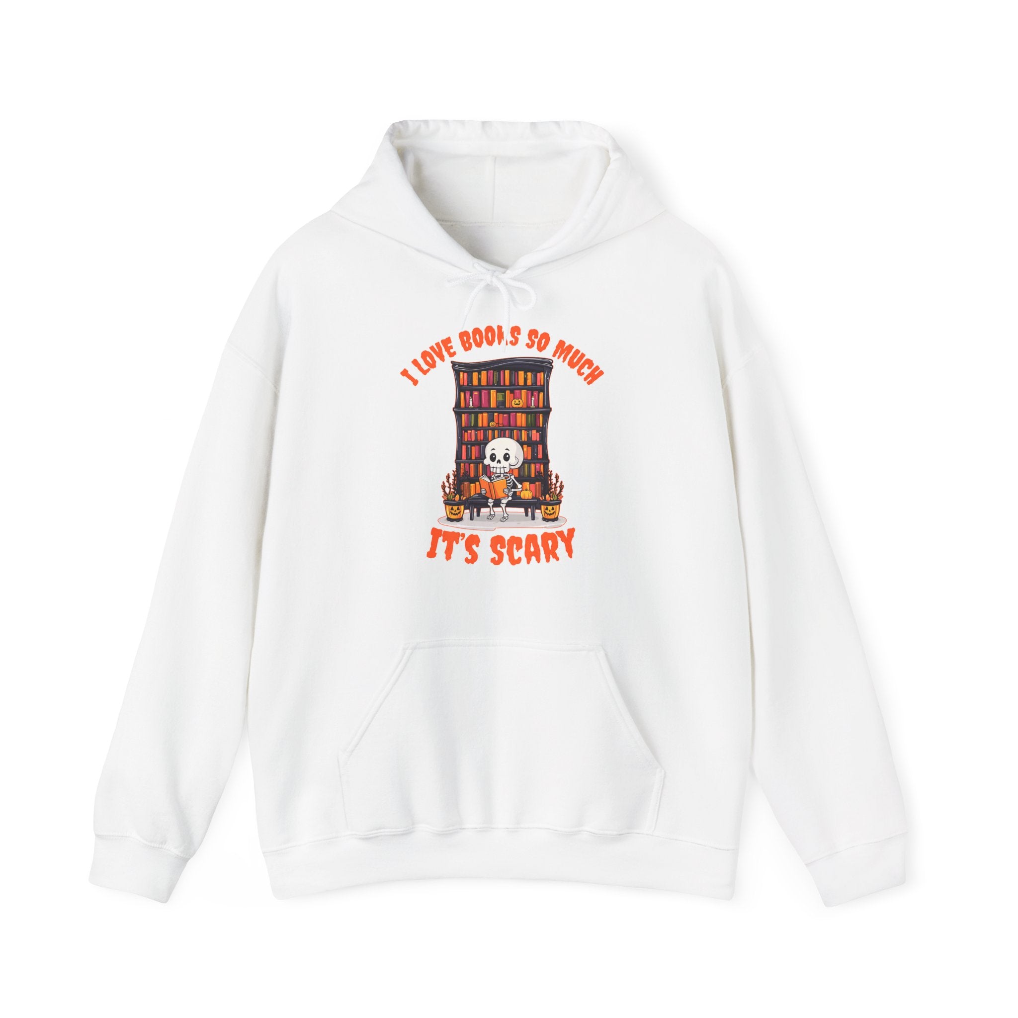 Skeleton Book Lover Halloween Hoodie