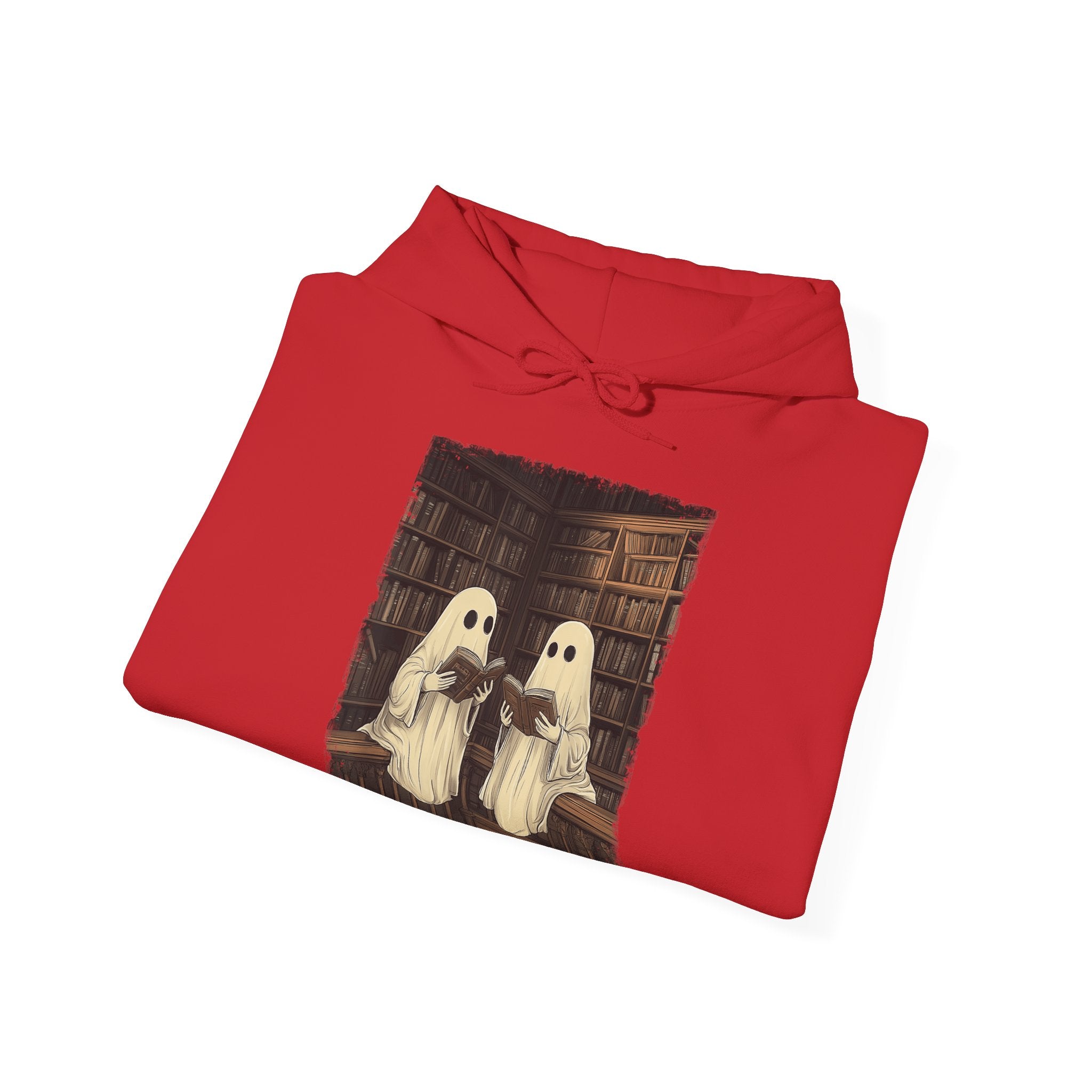 Halloween Ghost Book Reading Hoodie