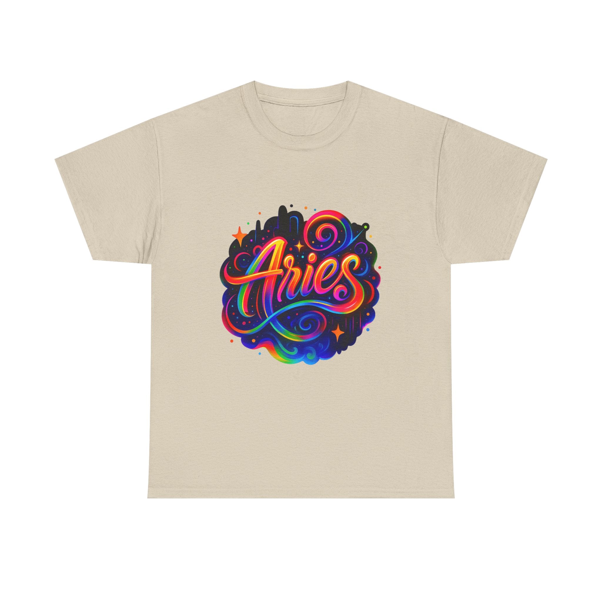 Neon Aries Zodiac Tee