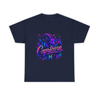 Neon Capricorn Zodiac Tee