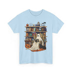 Ghost Book Reading Halloween Books Lover Teacher Kids T-Shirt
